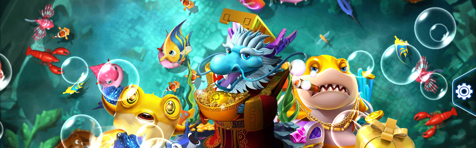 Fishing games banner